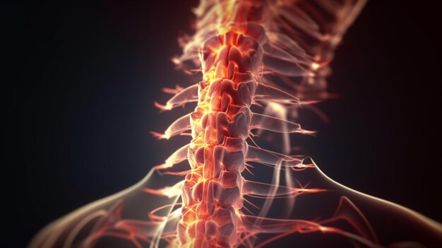 Pijn bij ruggenmergletsel in de sacrale en cervicale regio conceGeneratieve AI
