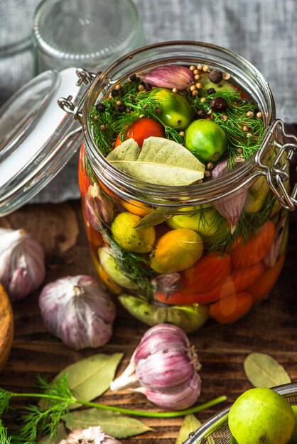 Pikled Vegetables Healthy Preserved Jar Food