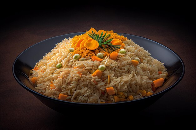 Pilaf is a rice and meat dish AI Generated