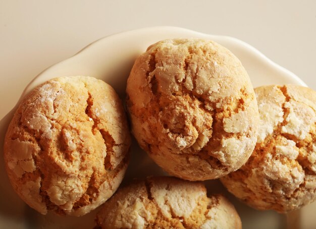 Pile of apple chip cookies