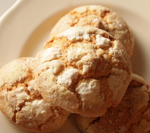 Pile of apple chip cookies