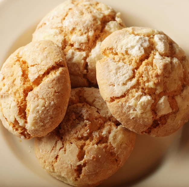 Pile of apple chip cookies