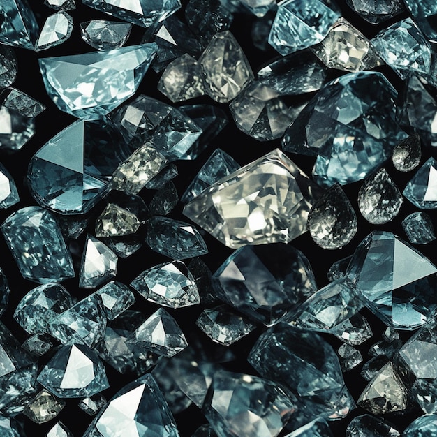 A pile of blue diamonds with the words " blue diamond " on the bottom.