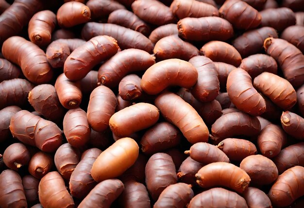 a pile of brown onions with a white background