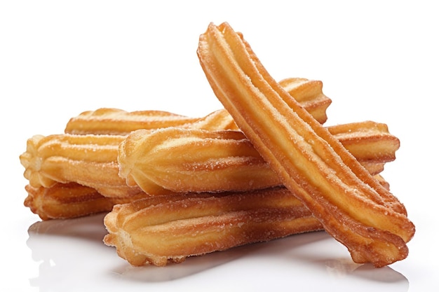 A pile of churros sitting on top of each other generative AI