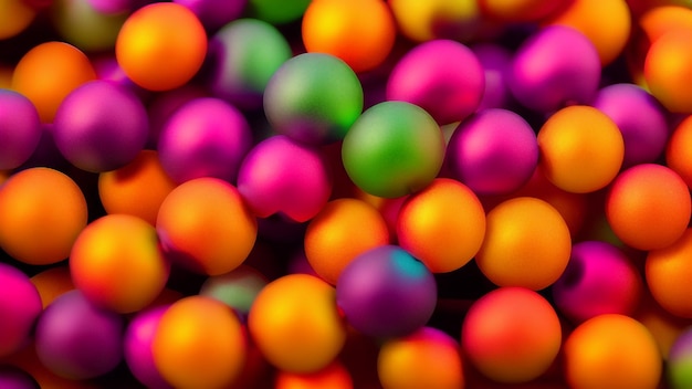 Photo a pile of colorful balls