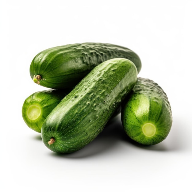 A pile of cucumbers