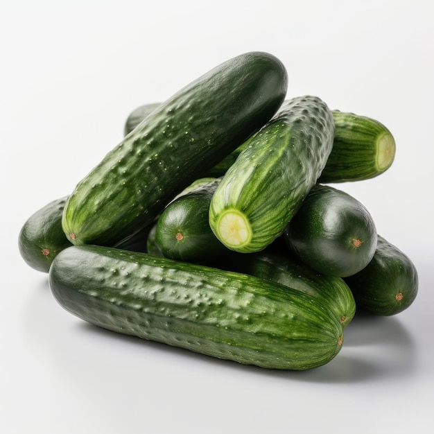 A pile of cucumbers