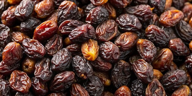 a pile of dates with a picture of a brownie