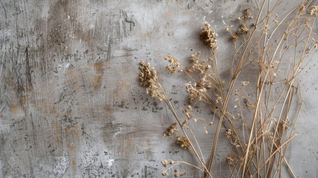 Pile of Dead Flowers on Concrete