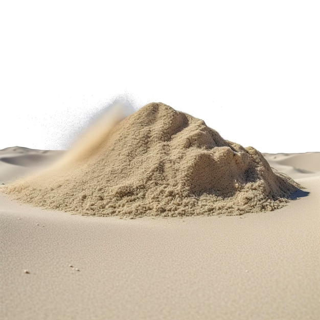 Pile desert sand explosion generate ai