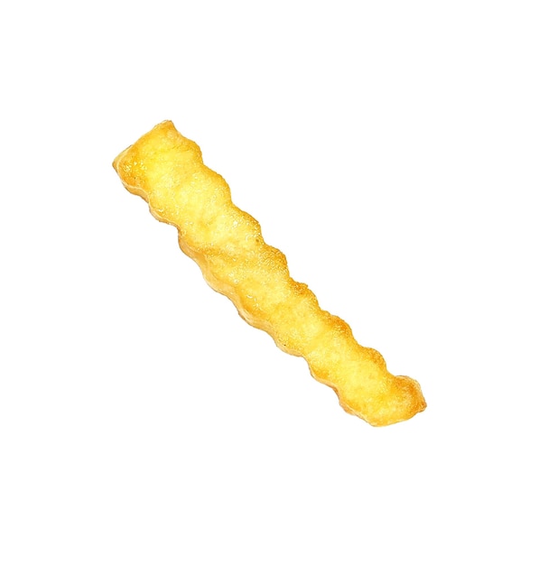 Photo a pile of french fries isolated on white background