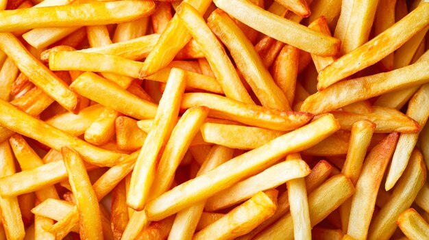 A Pile of French Fries on a Table