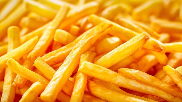 Photo pile of french fries on table