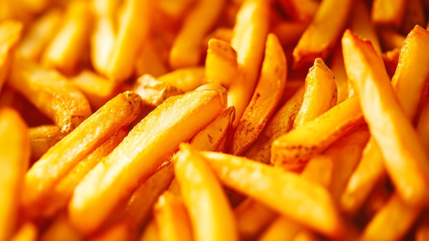 A pile of french fries