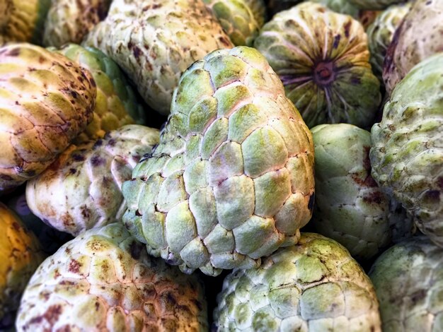 Pile of Fresh Custard Apples