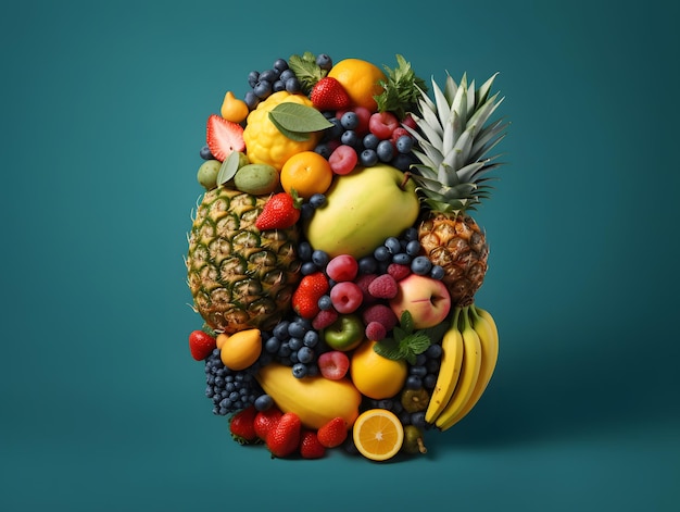 Pile of Fresh Fruits Wallpaper