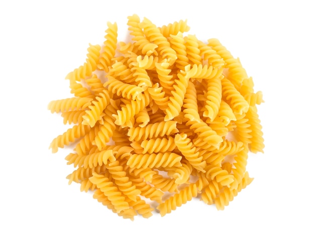 Photo pile of fusilli pasta