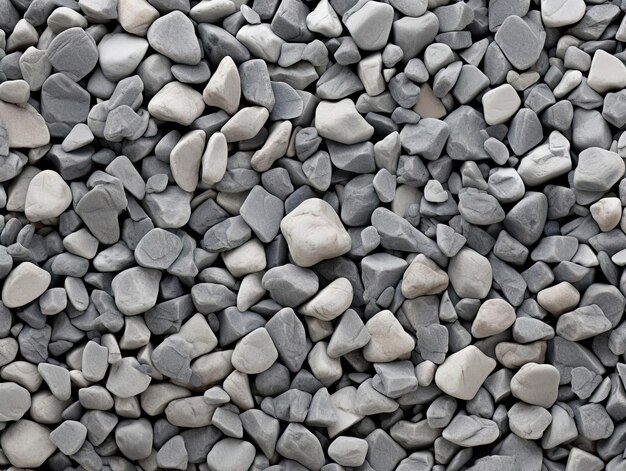 a pile of grey colored crushed gravel in the style of debbie fleming caffery