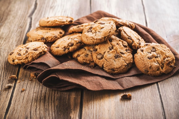 Mucchio di biscotti fatti in casa