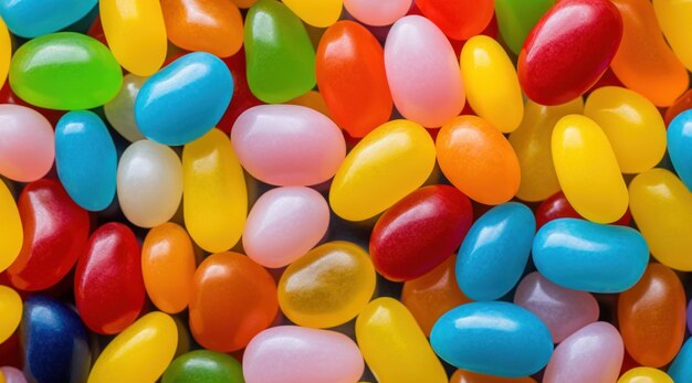 Photo a pile of jelly beans