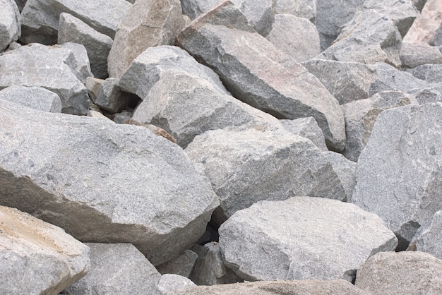 Pile of large stones