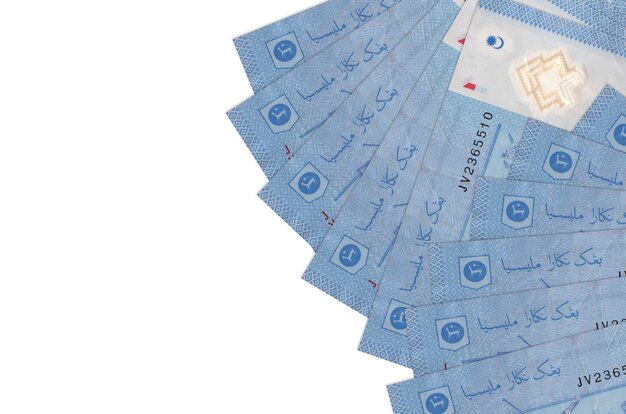 Photo pile of malaysian ringgit bills