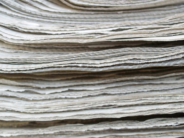 Pile of newspapers