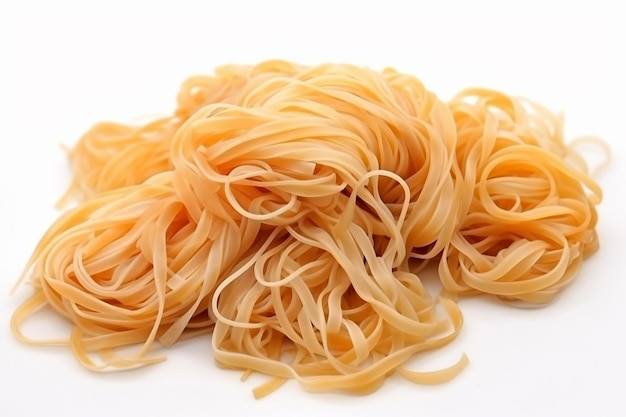 A pile of noodles with one that says'fat'on it