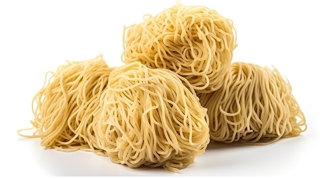 A pile of noodles with one that says'noodle'on it