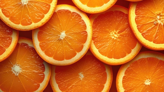 A pile of oranges with the word orange on it