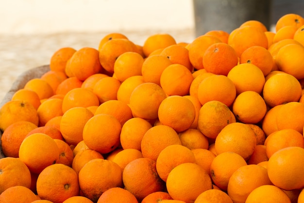 Pile of oranges