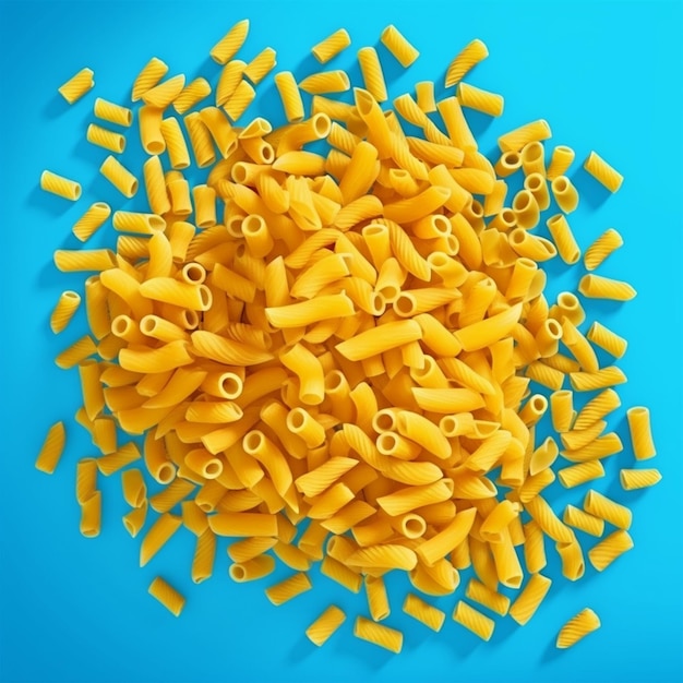 A pile of pasta with the word pasta on it