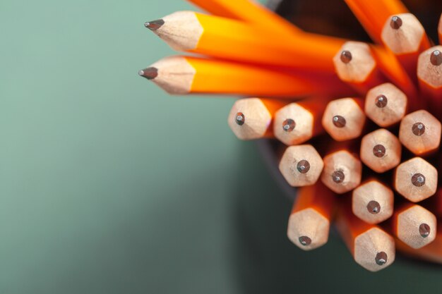 Photo pile of pencils