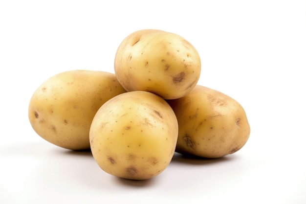 A pile of potatoes sitting on top of each other generative AI