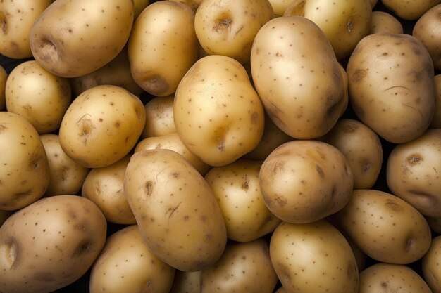 A pile of potatoes