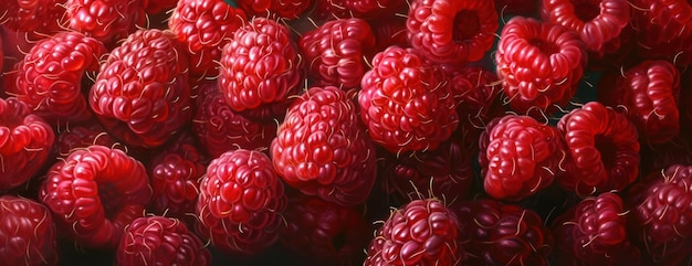 Pile of Raspberries