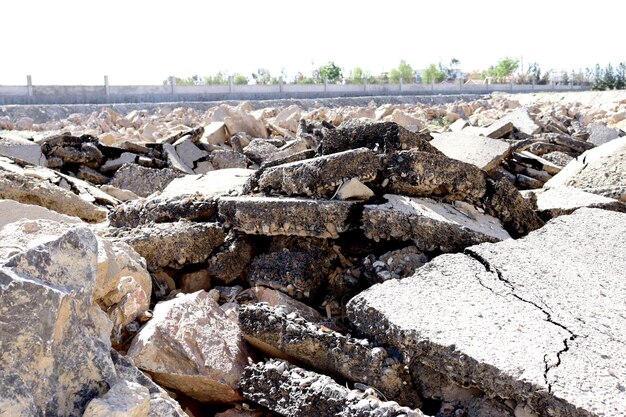 Photo a pile of rocks is shown with the word rock on it.