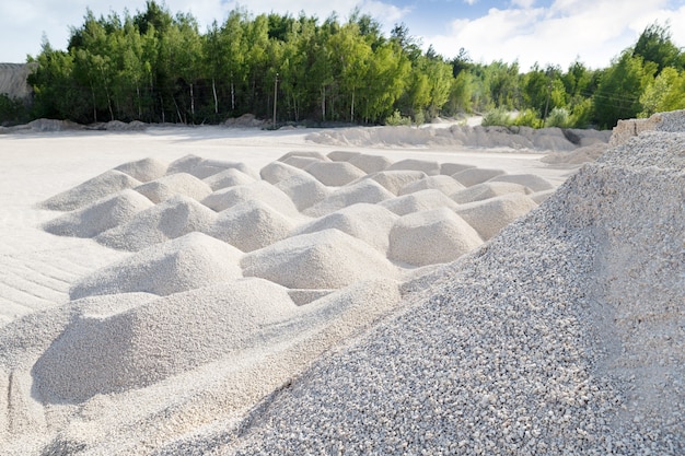 Pile of rubble and stones