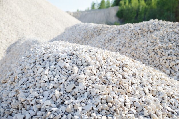 Pile of rubble and stones