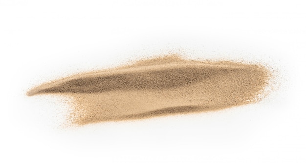 Photo pile sand isolated