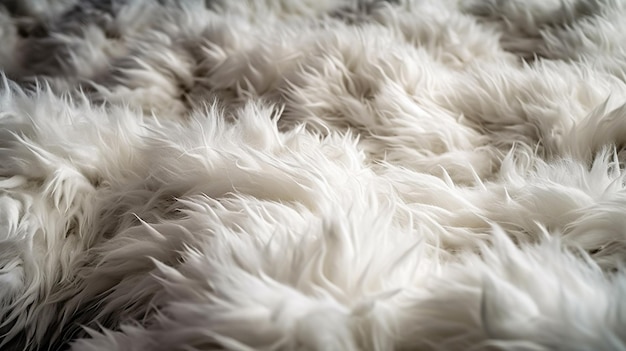 A pile of white fluffy shavings on a bed.