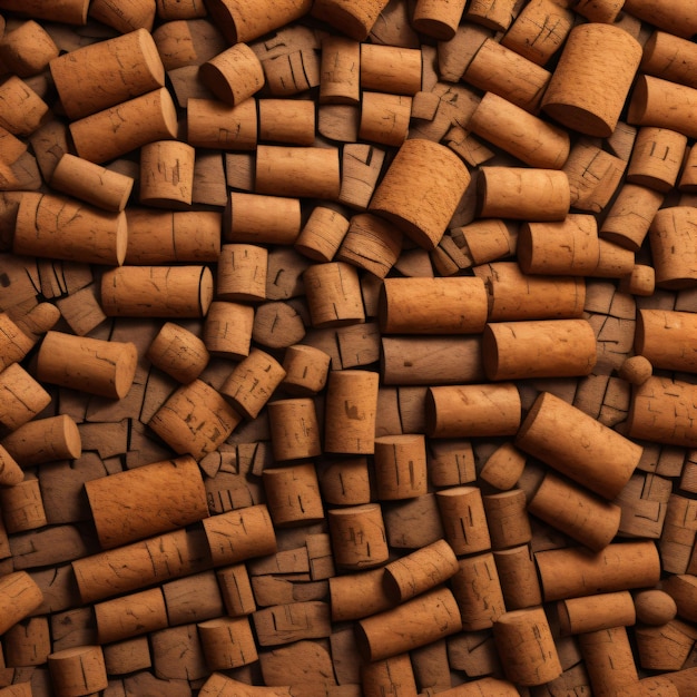 Photo a pile of wine corks with the letters y'on them