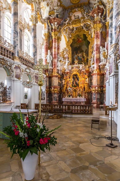 Foto chiesa del pellegrinaggio di wies germania