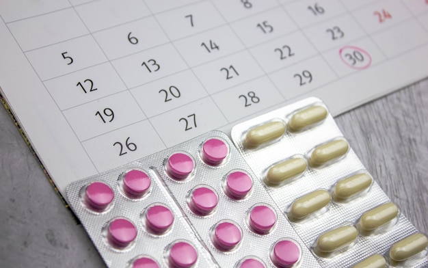 Pill control Scheduled medications Medication schedule according to the calendar