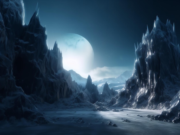 Ледяные столбы на далекой экзопланете