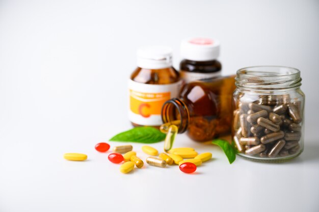 pillen tablet, capsule en vitamine organische supplementen