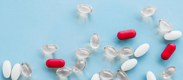 Pillencapsules en probiotica gezondheidszorg en medicijnen voor virusbescherming