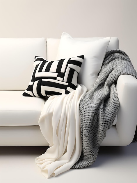 Дизайн подушки-одеяла и элементы с необычной концепцией идеи Уникальный и привлекательный визуальный эффект