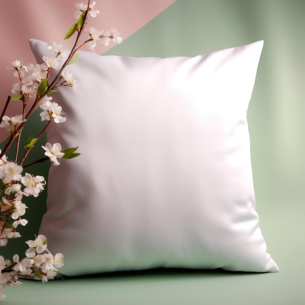 Pillow mockup by AI Generative